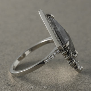 Custom Ombre Wren Halo Engagement Ring