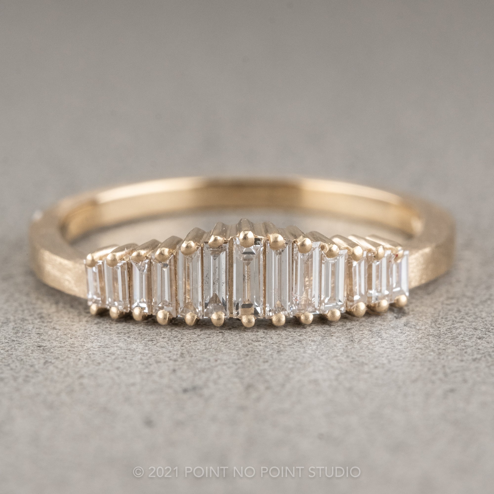 10k Yellow Gold Baguette Diamond Cocktail Ring - A&V Pawn