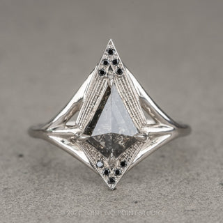 Custom Black Diamond Arwen Engagement Ring