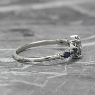 Custom Sapphire Nova Engagement Ring