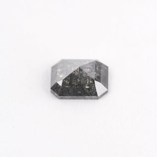 1.04 Carat Salt and Pepper Rose Cut Asscher Diamond
