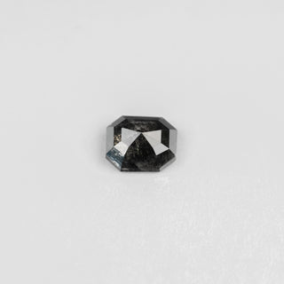 1.05 Carat Black Diamond, Rose Cut Emerald