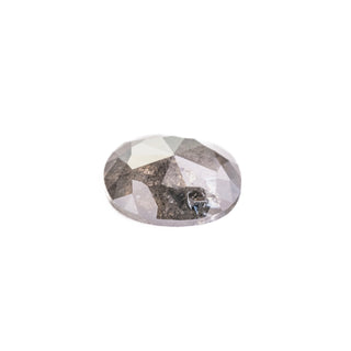 1.06 Carat Black Rose Cut Oval Diamond