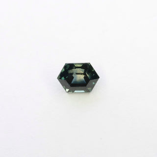 1.06 Carat Teal Brilliant Cut Hexagon Sapphire