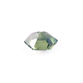 1.03 Carat Opalescent Green Brilliant Cut Hexagon Sapphire