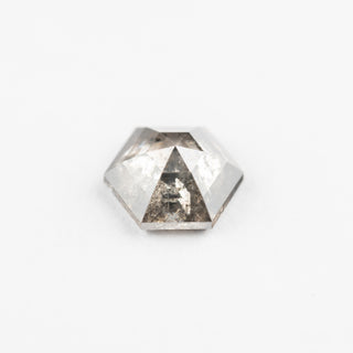 1.08 Carat Salt and Pepper Rose Cut Hexagon Diamond
