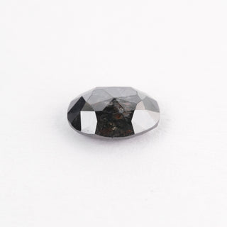 1.09 Carat Black Diamond, Rose Cut Oval