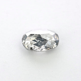 1.15 Carat Salt and Pepper Double Cut Oval Diamond