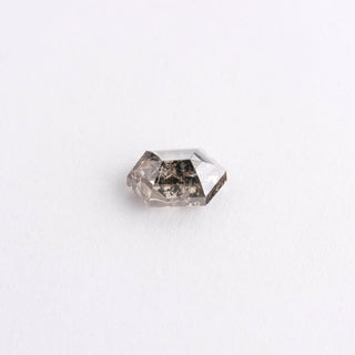1.16 Carat Salt and Pepper Rose Cut Hexagon Diamond