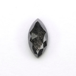 1.17 Carat Black Rose Cut Marquise Diamond