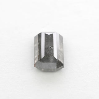 1.18 Carat Salt and Pepper Rose Cut Emerald Diamond