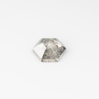 1.18 Carat Salt and Pepper Rose Cut Hexagon Diamond