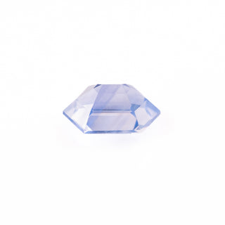 1.18 Carat Opalescent Light Blue Step Cut Hexagon Sapphire