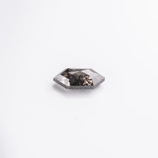1.20 Carat Black Rose Cut Hexagon Diamond