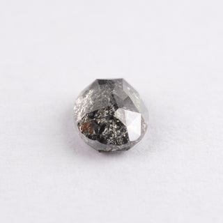 1.21 Carat Salt and Pepper Double Cut Oval Diamond