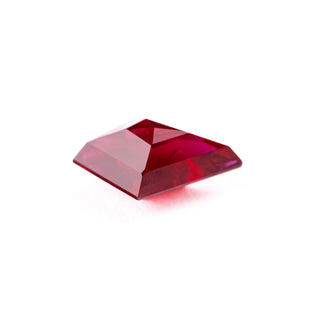 1.21 Carat Deep Red Double Cut Kite Ruby