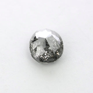 1.22 Carat Salt and Pepper Rose Cut Oval Diamond