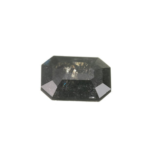 1.29 Carat Black Speckled Rose Cut Emerald Diamond