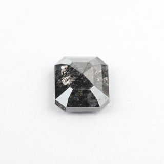 1.34 Carat Black Speckled Cut Emerald Diamond