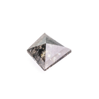 1.35 Carat Dark Salt and Pepper Rose Cut Kite Diamond