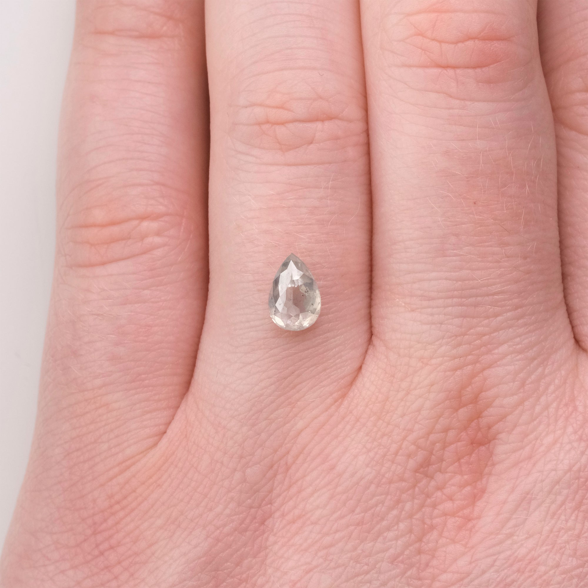 Rose cut pear diamond Clearance