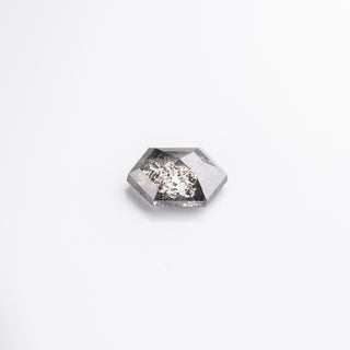 1.36 Carat Black Rose Cut Hexagon Diamond