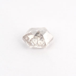 1.38 Carat Icy White Rose Cut Hexagon Diamond