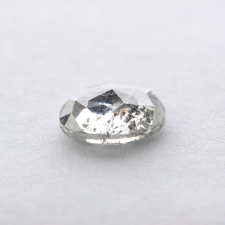 1.38 Carat Salt and Pepper Rose Cut Oval Diamond
