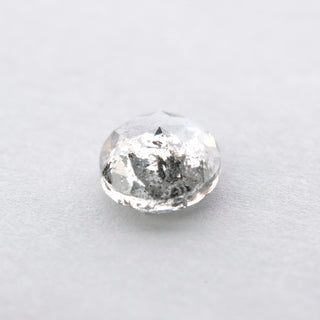 1.38 Carat Salt and Pepper Rose Cut Oval Diamond