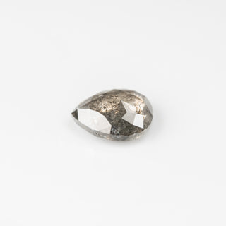 1.40 Carat Salt and Pepper Rose Cut Pear Diamond