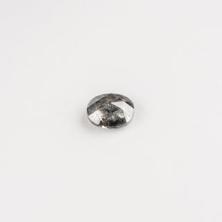 1.41 Carat Salt and Pepper Rose Cut Oval Diamond