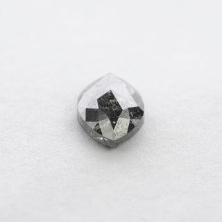 1.42 Carat Black Rose Cut Marquise Diamond