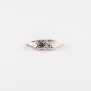 1.42 Carat Icy White Rose Cut Elongated Hexagon Diamond