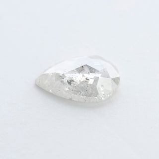 1.43 Carat Icy White Diamond, Rose Cut Pear