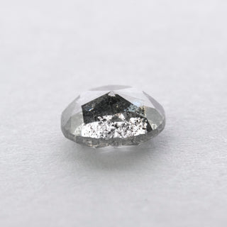 1.45 Carat Salt and Pepper Double Cut Oval Diamond