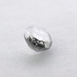 1.45 Carat Salt and Pepper Double Cut Oval Diamond