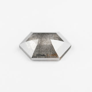 1.46 Carat Salt and Pepper Rose Cut Hexagon Diamond