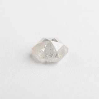1.41 Carat Icy White Rose Cut Hexagon Diamond