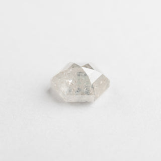 1.41 Carat Icy White Rose Cut Hexagon Diamond