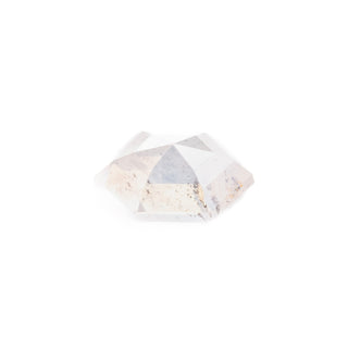1.52 Carat Light Salt and Pepper Rose Cut Hexagon Diamond