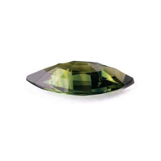 1.53 Carat Green/Blue Double Cut Marquise Sapphire
