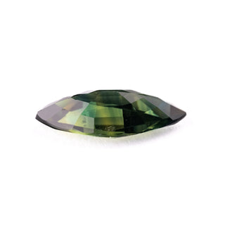 1.53 Carat Green/Blue Double Cut Marquise Sapphire