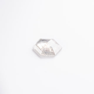1.54 Carat Icy White Rose Cut Hexagon Diamond