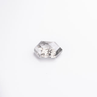 1.57 Carat Light Salt and Pepper Rose Cut Hexagon Diamond