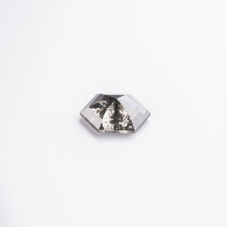 1.59 Carat Black Rose Cut Hexagon Diamond