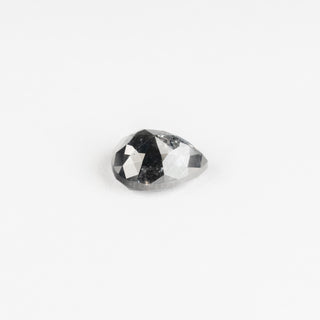 1.60 Carat Black Diamond, Rose Cut Pear
