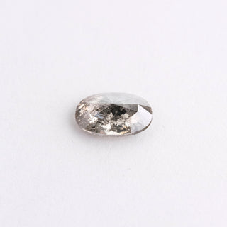 1.60 Carat Salt and Pepper Rose Cut Oval Diamond