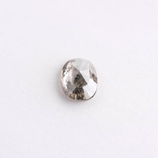 1.60 Carat Salt and Pepper Rose Cut Oval Diamond