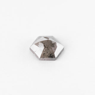 1.62 Carat Salt and Pepper Rose Cut Hexagon Diamond