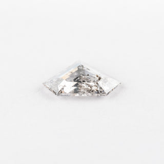 1.64 Carat Salt and Pepper Rose Cut Shield Diamond